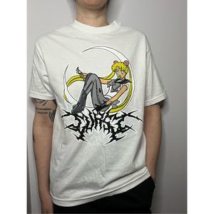 NWT Y2K sailor moon goth T-shirt size m unisex
